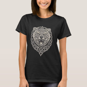 Feral Viking Bear u2013 Norse Knüpfarbeit Nordic N T-Shirt