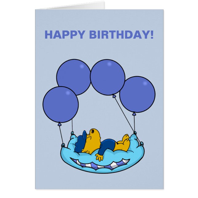 Ferald | Birthday Balloon Card (Vorne)