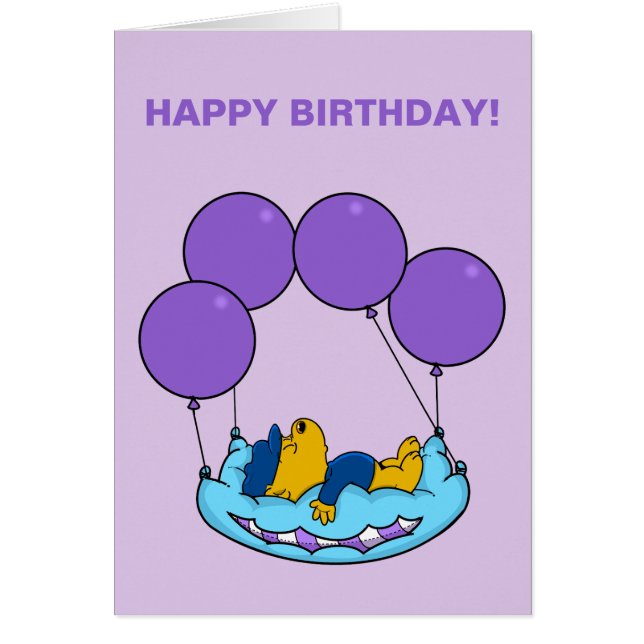 Ferald | Birthday Balloon Card (Vorne)