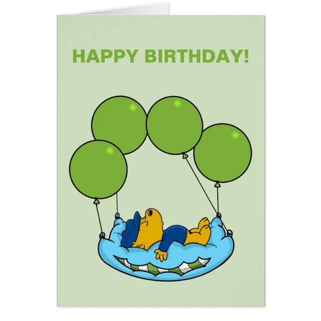 Ferald | Birthday Balloon Card (Vorne)