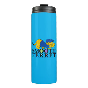 Ferald Glatter Frettchen Thermosbecher