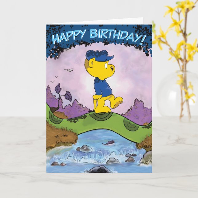 Ferald Picture Book Geburtstag Karte (Gelbe Blume)