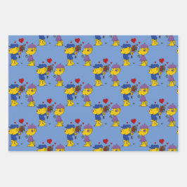 Ferald & Sahsha Ferret Packpapier Blätter