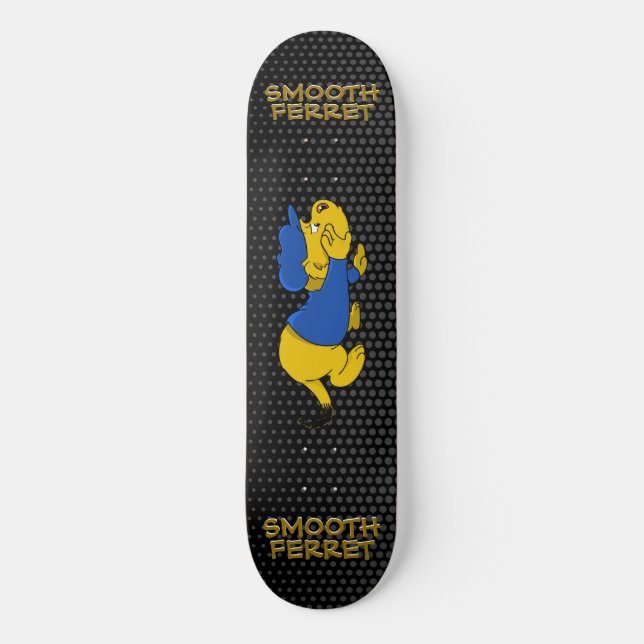 Ferald: Sanfte Skateboard für Frettchen (Vorderseite)
