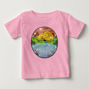 Ferald schlief bei den Sonnenblumen Baby T-shirt