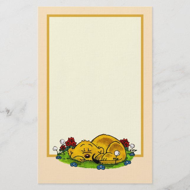 Ferald Sleeping Briefpapier (Vorderseite)