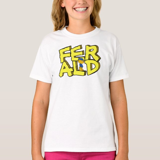 Ferald Stehend auf seinen Namen T - Shirt (Vorderseite)