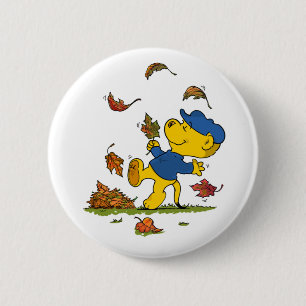 Ferald tanzt unter der Schaltfläche Herbst verläss Button
