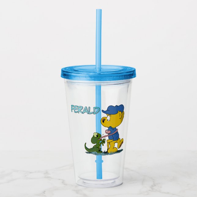 Ferald und der Baby Lizard Cup Acryltrinkbecher (Vorderseite)