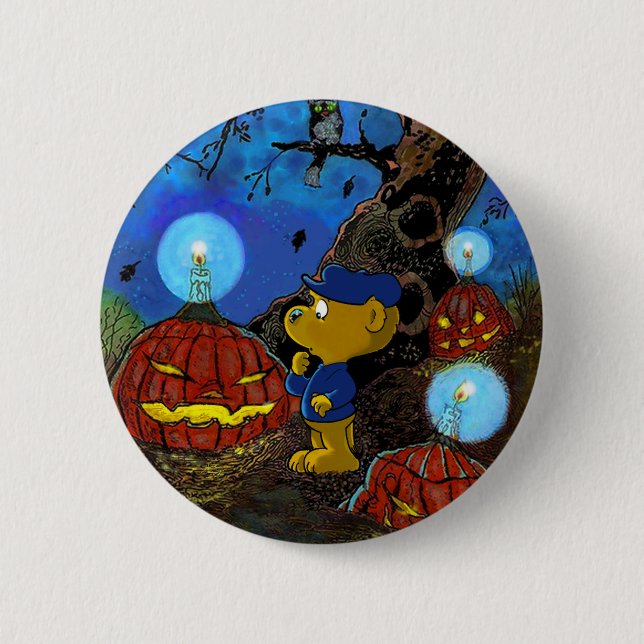 Ferald und der Rotten Pumpkins Button (Vorderseite)