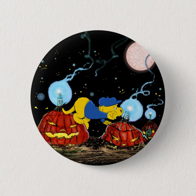 Ferald und der Rotten Pumpkins Button (Vorderseite)