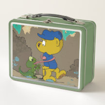 Ferald und die Baby Lizard Metal Lunch Box