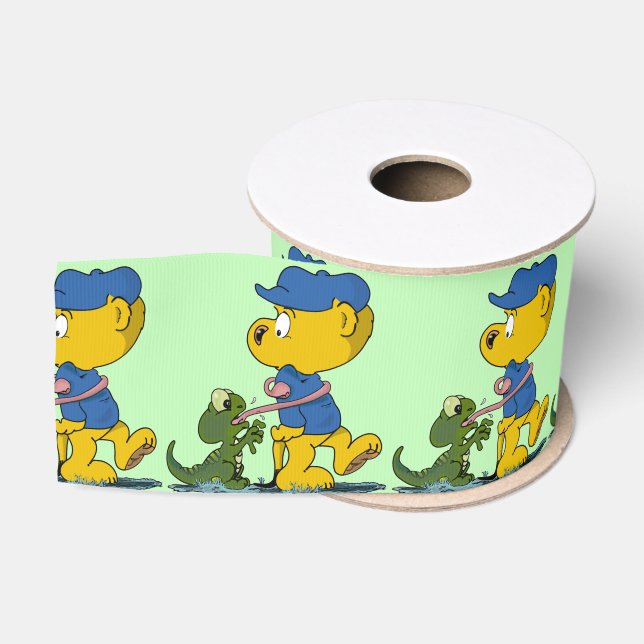 Ferald und die Baby Lizard Ripsband (Spule)