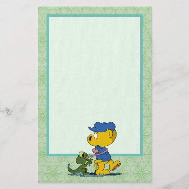 Ferald und die Baby Lizard Stationery Briefpapier (Vorderseite)