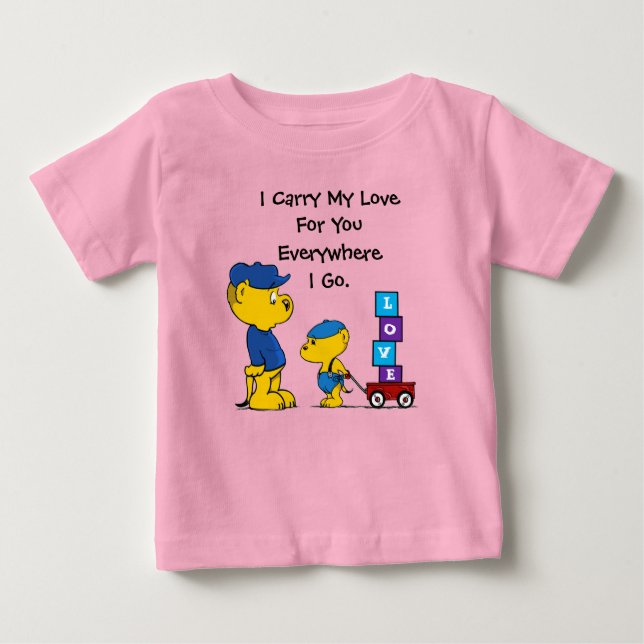 Ferald und Ferald Baby T-shirt (Vorderseite)
