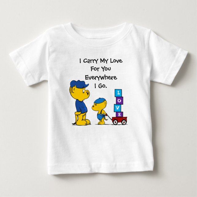 Ferald und Ferald Baby T-shirt (Vorderseite)