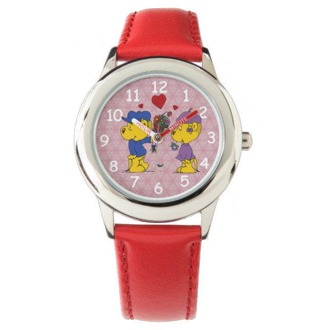 Ferald und Sahsha Ferret Armbanduhr (Vorderseite)