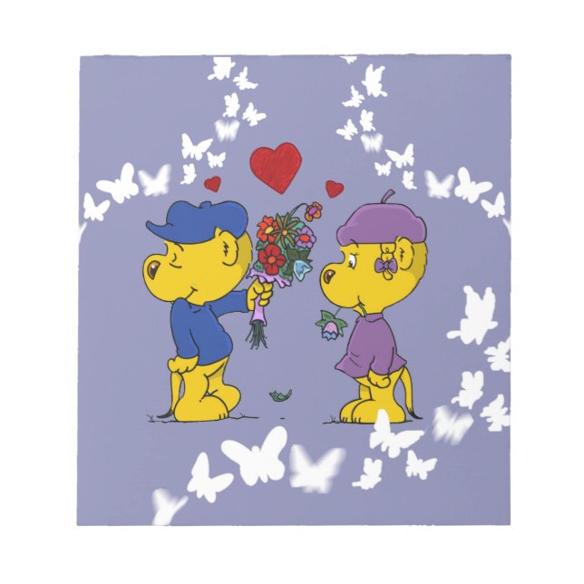 Ferald und Sahsha Ferret Notizblock (Vorderseite)