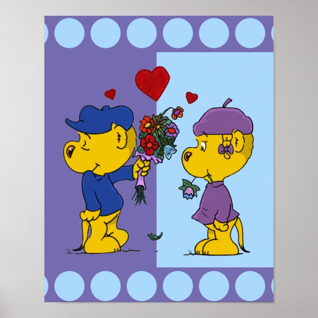 Ferald und Sahsha Ferret Poster (Vorne)