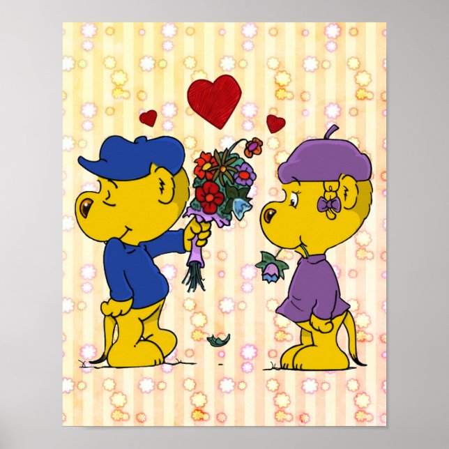 Ferald und Sahsha Ferret Poster (Vorne)