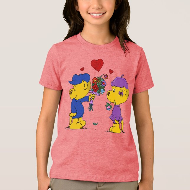 Ferald und Sahsha Ferret Tri-Blend Shirt (Vorderseite)