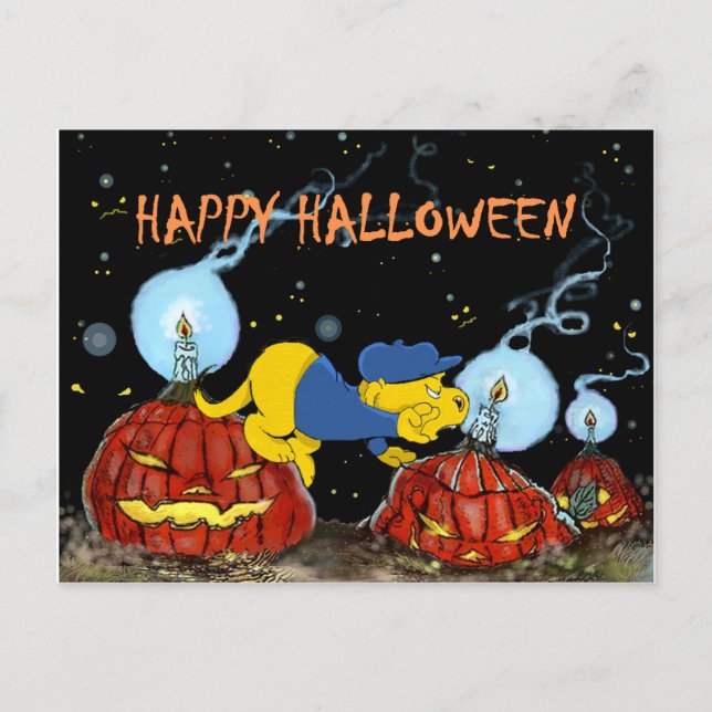 Ferald und The Rotten Pumpkins Postkarte (Vorderseite)