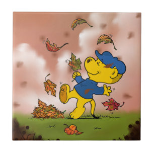 Ferald unter den Herbstleaves Fliese