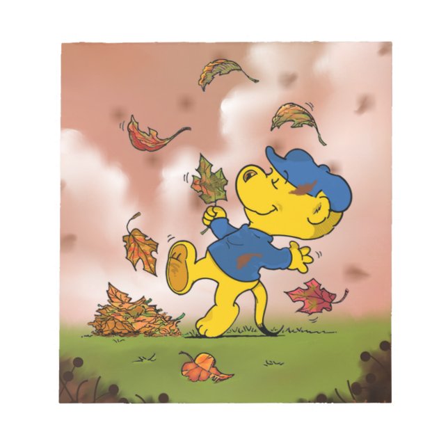 Ferald unter den Herbstleaves Notizblock (Vorderseite)