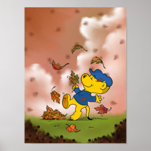Ferald unter den Herbstleaves Poster