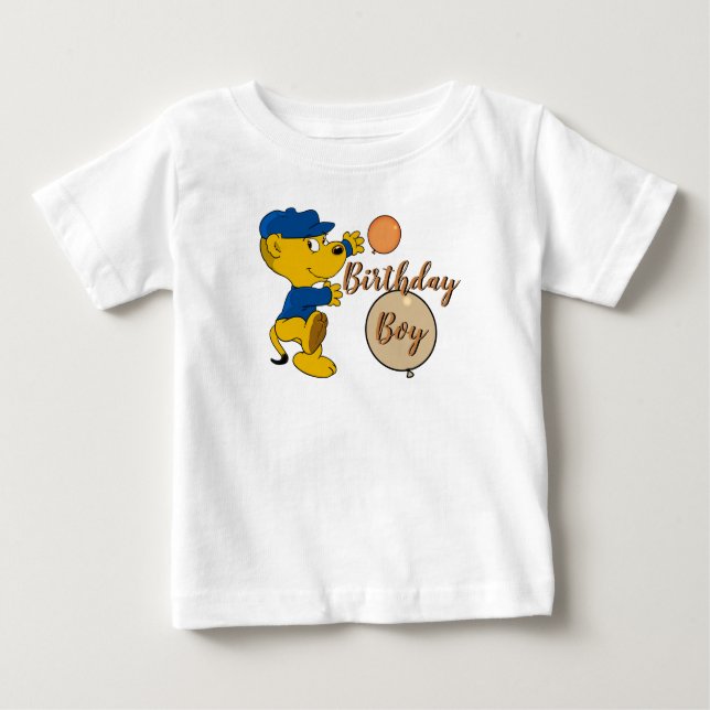 Ferald | Upbeat Birthday Boy Baby T-shirt (Vorderseite)