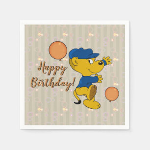 Ferald Upbeat Geburtstag Serviette