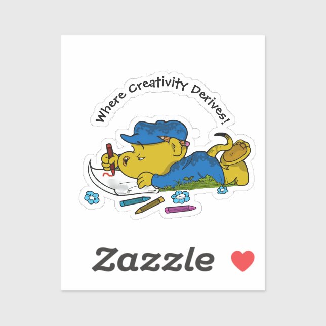 Ferald | Wo die Kreativität abstammt! Aufkleber (Blatt)