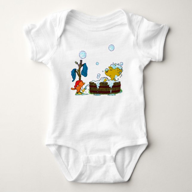 Ferald's Bubble Bath Baby Strampler (Vorderseite)