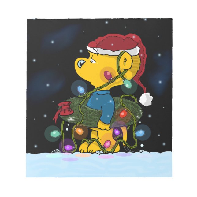 Feralds Weihnachtskranz Notizblock (Vorderseite)