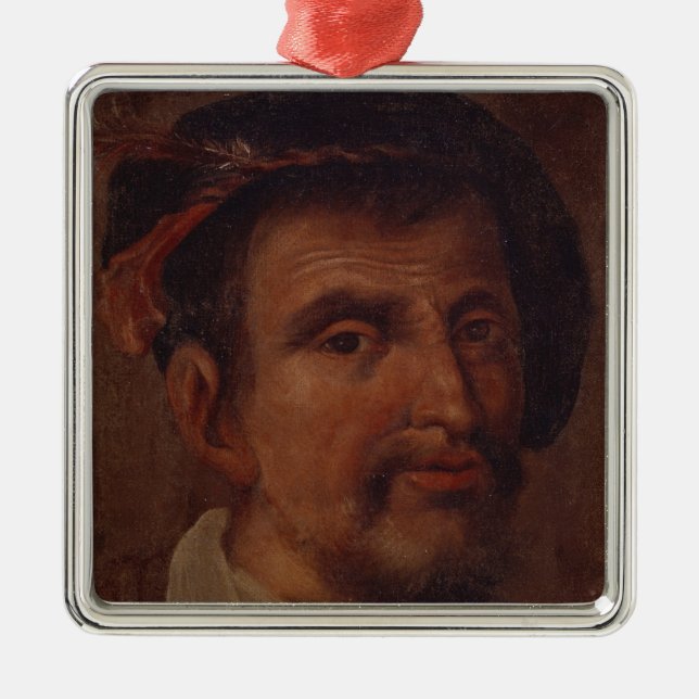 Ferdinand Columbus Silbernes Ornament (Vorne)