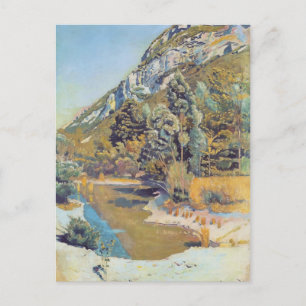 Ferdinand Hodler - Am Fuße des Petit Saleve Postkarte