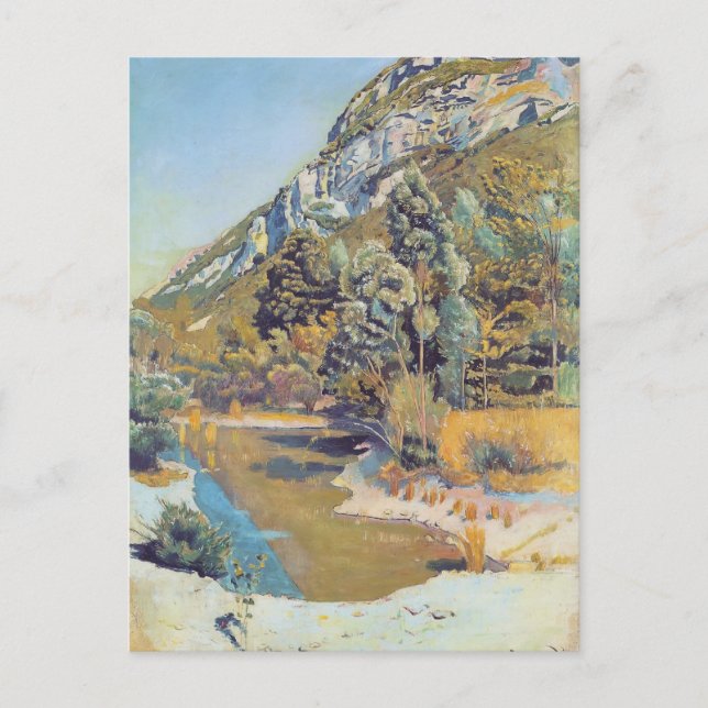 Ferdinand Hodler - Am Fuße des Petit Saleve Postkarte (Vorderseite)