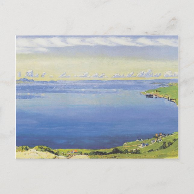Ferdinand Hodler - Genfersee von Chexbres Postkarte (Vorderseite)