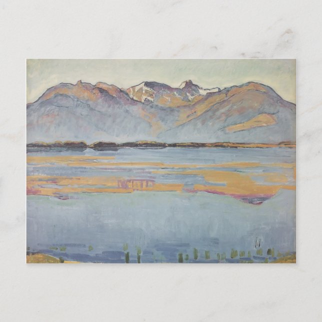 Ferdinand Hodler- Montanasee Postkarte (Vorderseite)