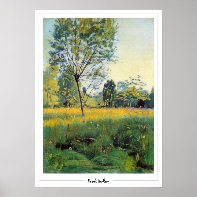 Ferdinand Hodler Zedign Art Poster #16 (Vorne)