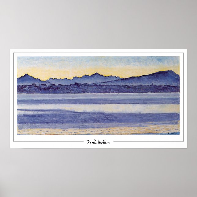 Ferdinand Hodler Zedign Art Poster #166 (Vorne)