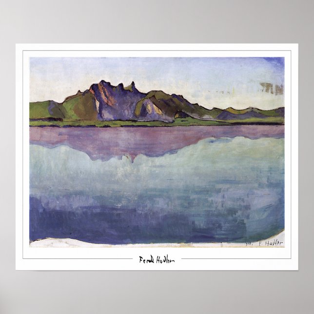 Ferdinand Hodler Zedign Art Poster #247 (Vorne)