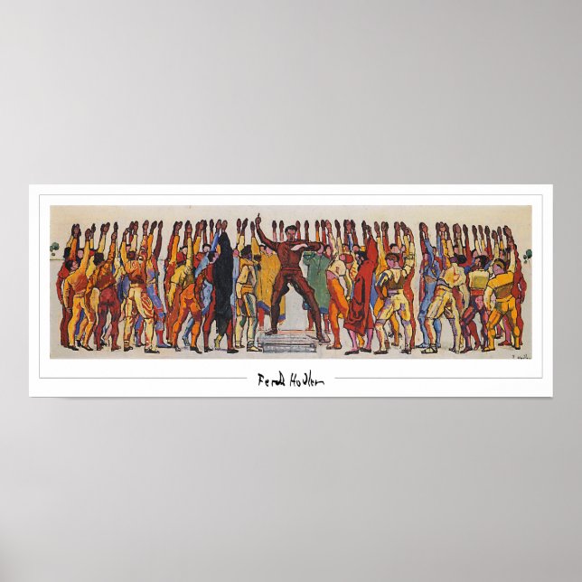 Ferdinand Hodler Zedign Art Poster #263 (Vorne)