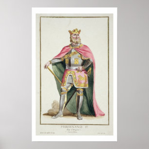 Ferdinand I (1379-1416) König von Aragon von 'Rece Poster