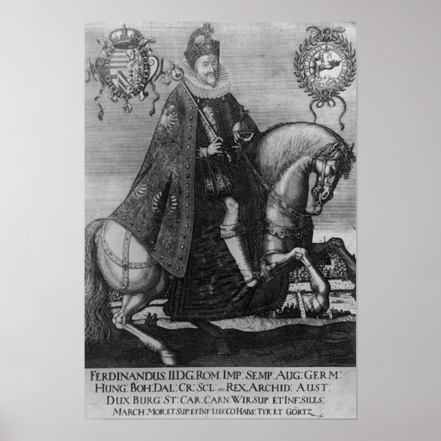Ferdinand II. , Heiliger römischer Kaiser Poster (Vorne)