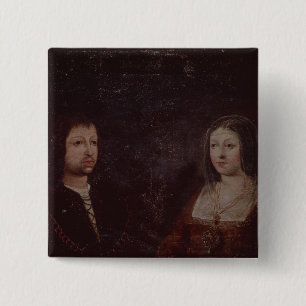 Ferdinand II von Aragonien und von Isabella I der Button