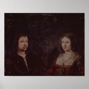 Ferdinand II von Aragonien und von Isabella I der Poster