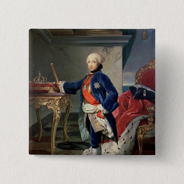 Ferdinand IV, König von Neapel Button (Vorderseite)