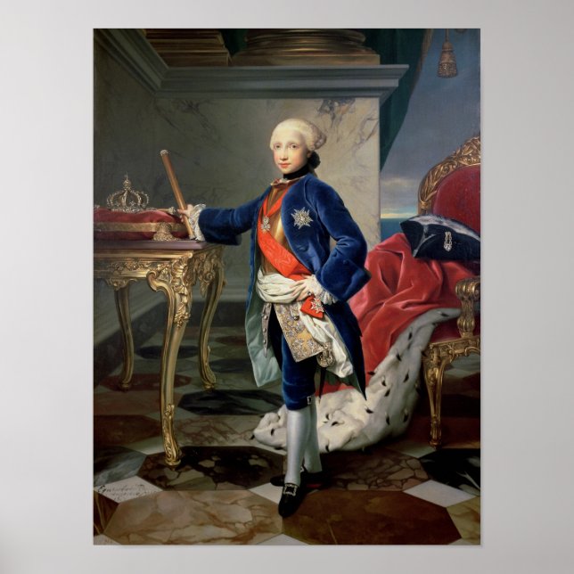 Ferdinand IV, König von Neapel Poster (Vorne)
