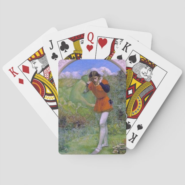 Ferdinand lockte durch Ari - Vintage Spielkarten (Rückseite)